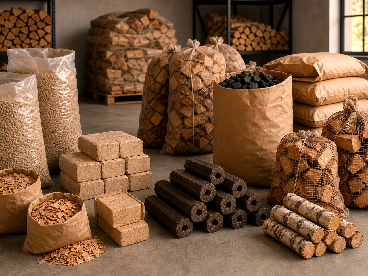Топливные брикеты RUF из берёзы в Кургане